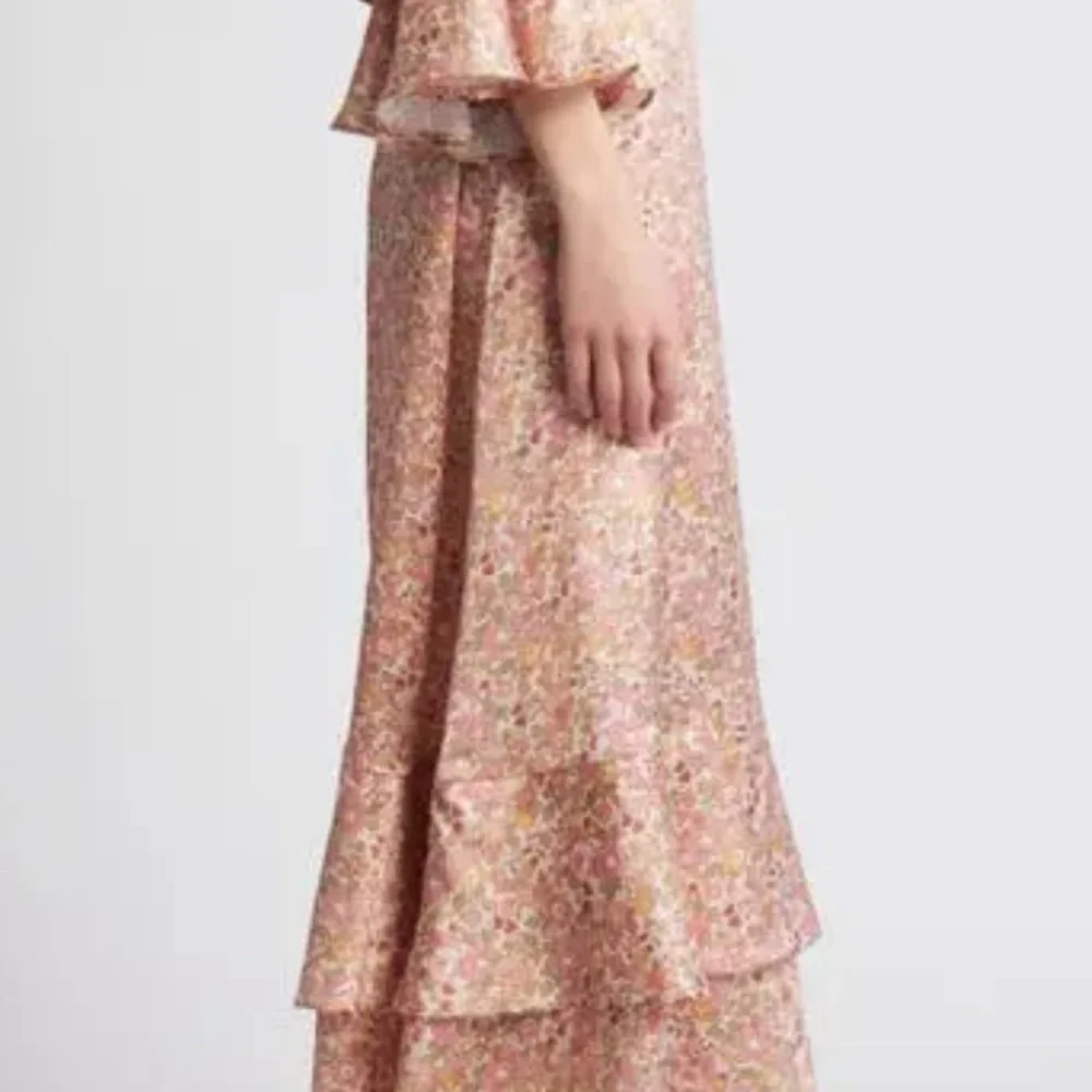 Liberty silk gala gown Size Medium Blush - Picture 2 of 5